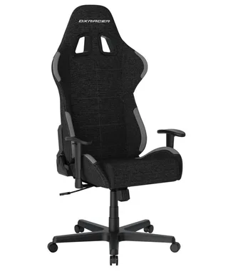Gaming Chair DXRACER Gaming & Bürostuhl, Formula Serie, Stoffbezug, FD01 van DXRacer, Grijs, Zwart – cover 3 van 5