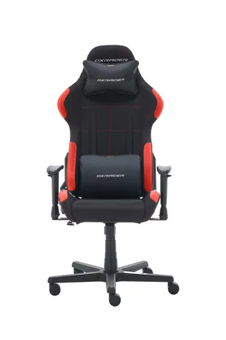 Gaming Chair DXRACER Gaming & Bürostuhl, Formula Serie, Stoffbezug, FD01 van DXRacer, Rood, Zwart – cover 1 van 5