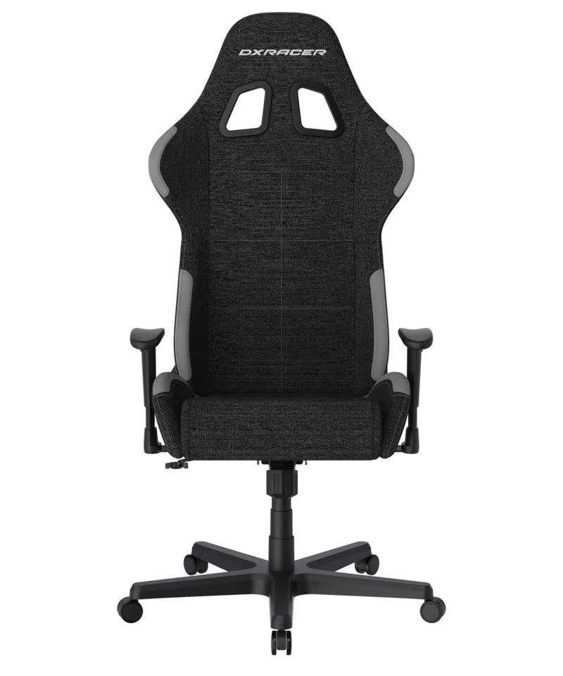 Gaming Chair DXRACER Gaming & Bürostuhl, Formula Serie, Stoffbezug, FD01 van DXRacer, Grijs, Zwart – cover 2 van 5