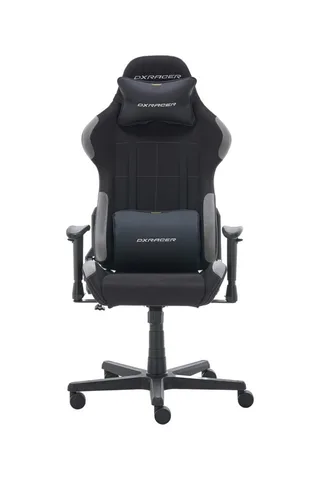 Gaming Chair DXRACER Gaming & Bürostuhl, Formula Serie, Stoffbezug, FD01 van DXRacer, Grijs, Zwart – cover 1 van 5