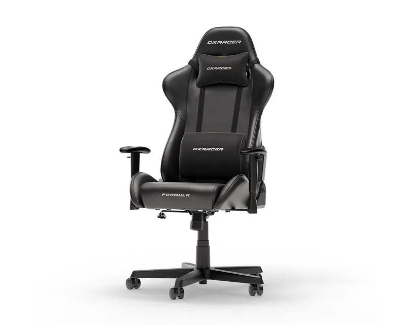Gaming-Stuhl FORMULA L van DXRacer, Zwart – cover 1 van 5