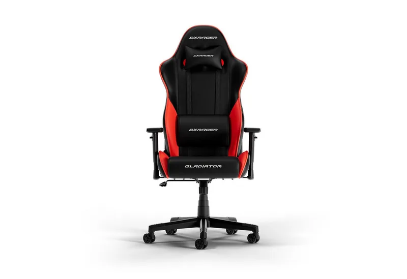 Gaming-Stuhl GLADIATOR L van DXRacer, Rood, Zwart – cover 1 van 5