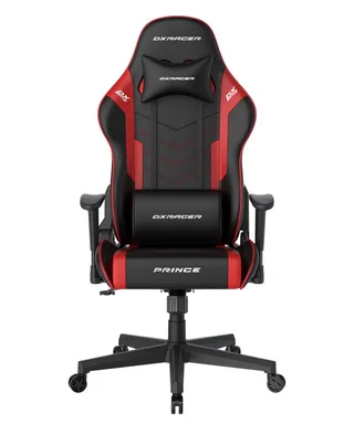 Gaming-Stuhl Prince Büro- und Gamingstuhl van DXRacer, Rood, Zwart – cover 2 van 5