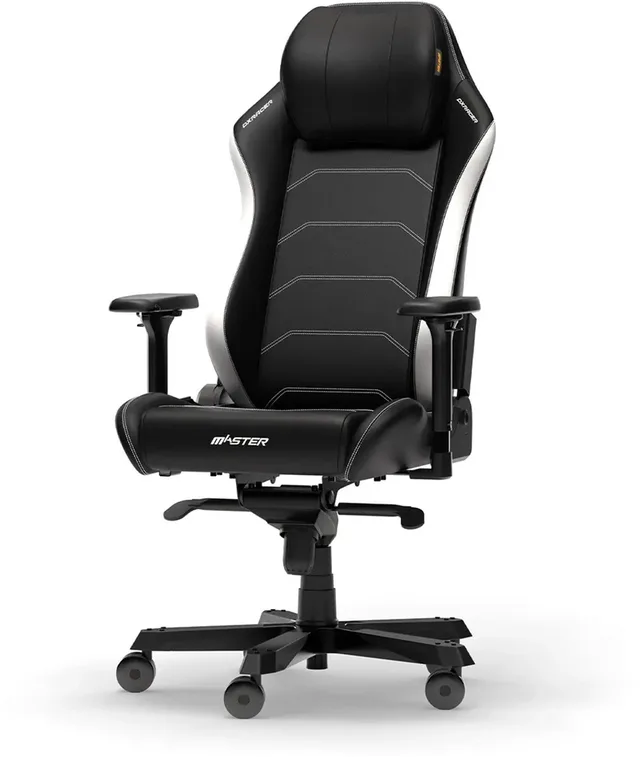 Master XL gamestoel zwart/wit