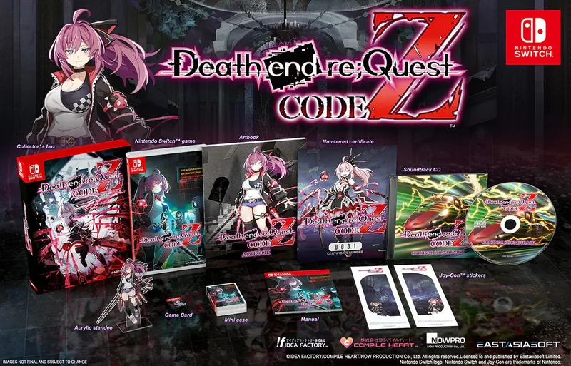 Death end re;Quest: Code Z Limited Edition by eastasiasoft, Nintendo Switch – cover