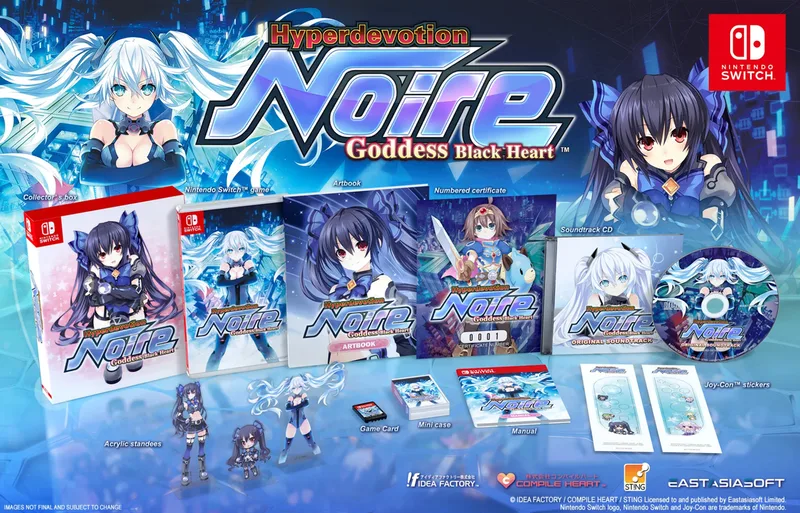 Hyperdevotion Noire: Goddess Black Heart Limited Edition van eastasiasoft, Nintendo Switch – cover