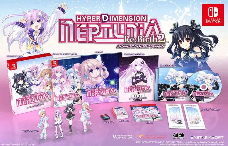 Hyperdimension Neptunia Re;Birth2 Sisters Generation Limited Edition by eastasiasoft, Nintendo Switch – cover