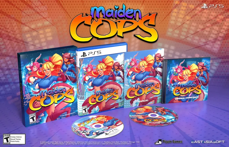 Maiden Cops Deluxe Edition van eastasiasoft, PS5 – cover