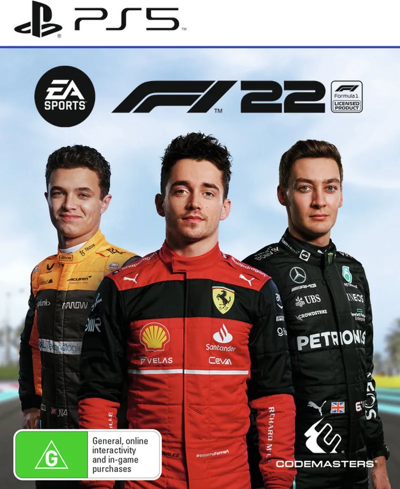 F1 2022 van Electronic Arts, PS5 – cover