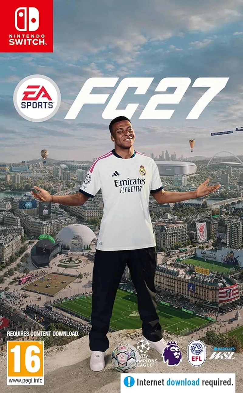 FC 27 by Electronic Arts, Nintendo Switch – cover
