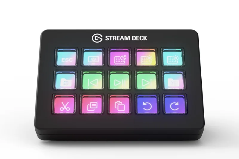 Stream Deck MK.2 - 15 Premium Scissor Keys - PC & Mac - Zwart by Elgato – cover