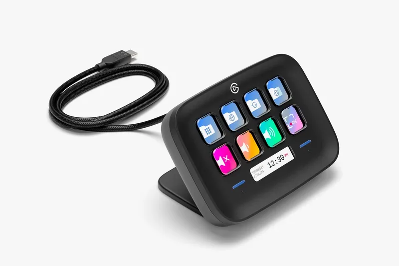 Stream Deck Neo - 8 Aanpasbare LCD-Toetsen - PC & Mac - Zwart van Elgato – cover