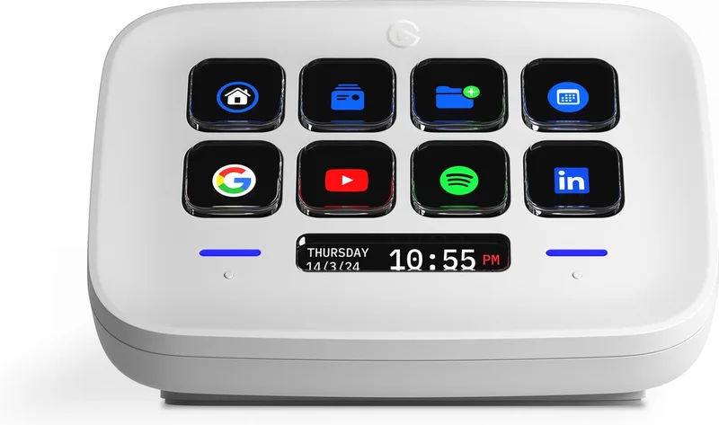Stream Deck Neo - 8 Aanpasbare LCD Toetsen - Voor Streamen of het Kantoor - Wit van Elgato – cover