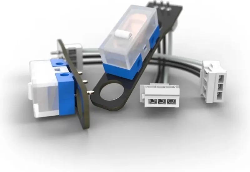 OP1 Switch Set Huano 100m - Muis schakelaar - 50-55gf - set van 2 - blauw, wit van Endgame Gear, Donker Blauw – cover