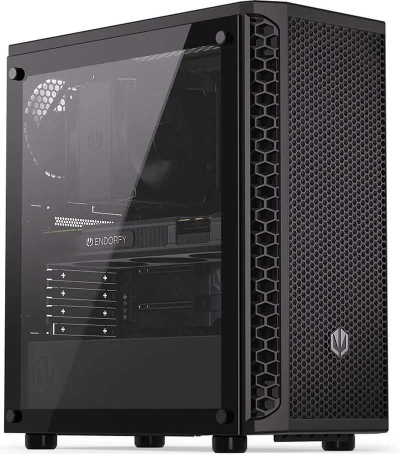 Endofa Signum 300 Air Pc-Behuizing Met Grote Ventilatie En Design van Endorfy, Transparant – cover