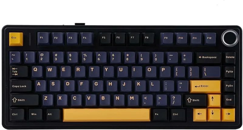 x AULA F75 LEOBOG Icevein Switch RGB Draadloos Hotswap Mechanisch Gaming Toetsenbord van EPOMAKER, Zwart – cover