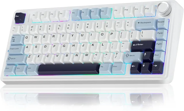 x AULA F75 - Mechanisch Draadloos Toetsenbord - RGB - 75% - Qwerty - Gaming Keyboard - Reaper Switch