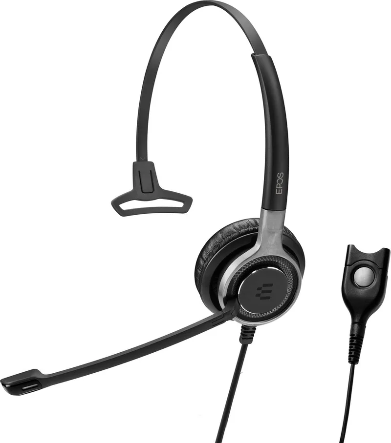 Impact Sc 638 Headset Hoofdband Zwart van EPOS, Zwart, Zilver – cover