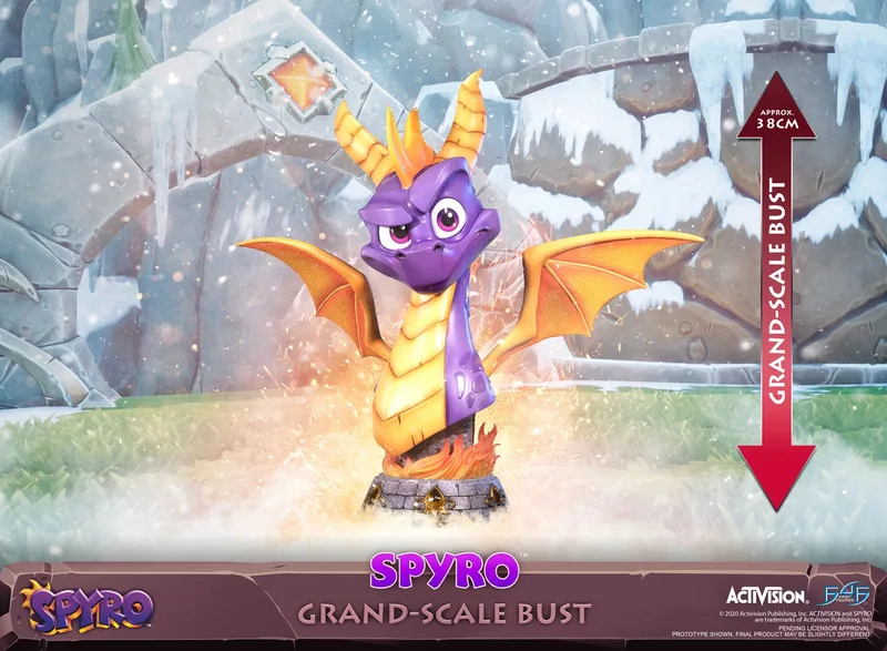Spyro the Dragon Spyro 15 inch Bust by First 4 Figures – cover