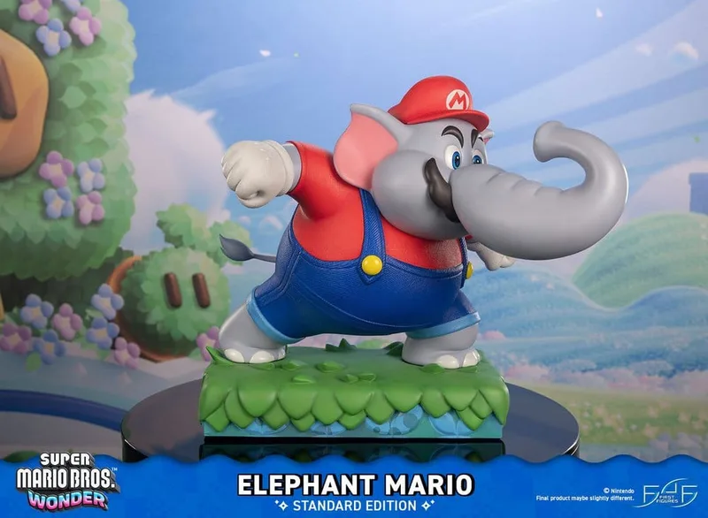 Super Mario Bros. Wonder Resin Statue - Elephant Mario Standard Edition (First 4 Figures) by First 4 Figures – cover