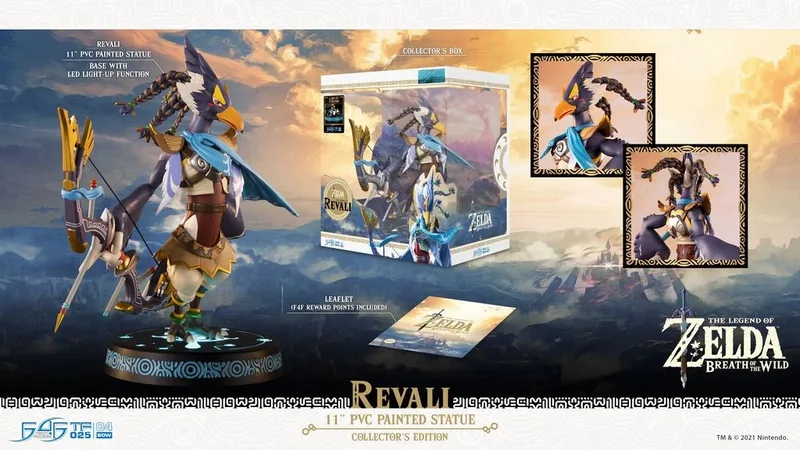 Zelda: Breath of the Wild - Revali 26 cm PVC Collector's Edition Statue van First 4 Figures – cover