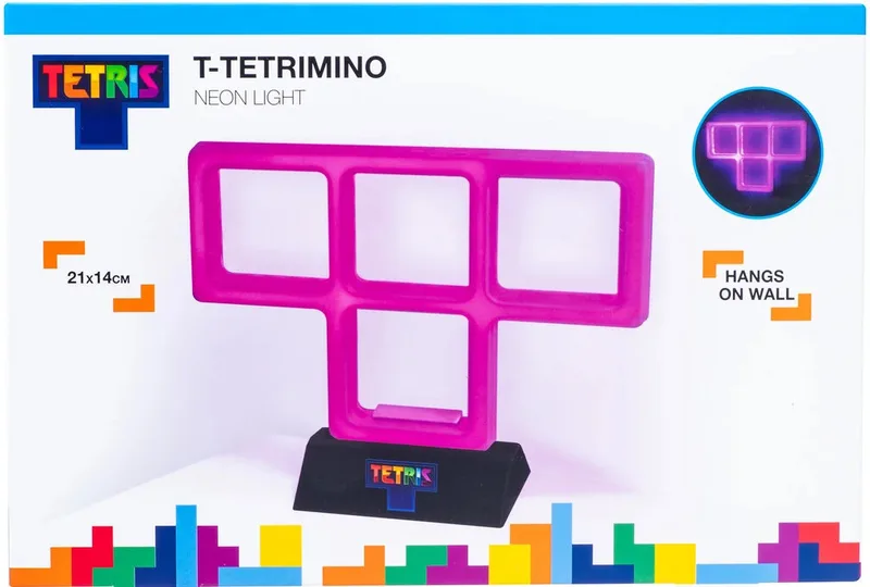 Tetris - Neon Light Paars van Fizz Creations – cover