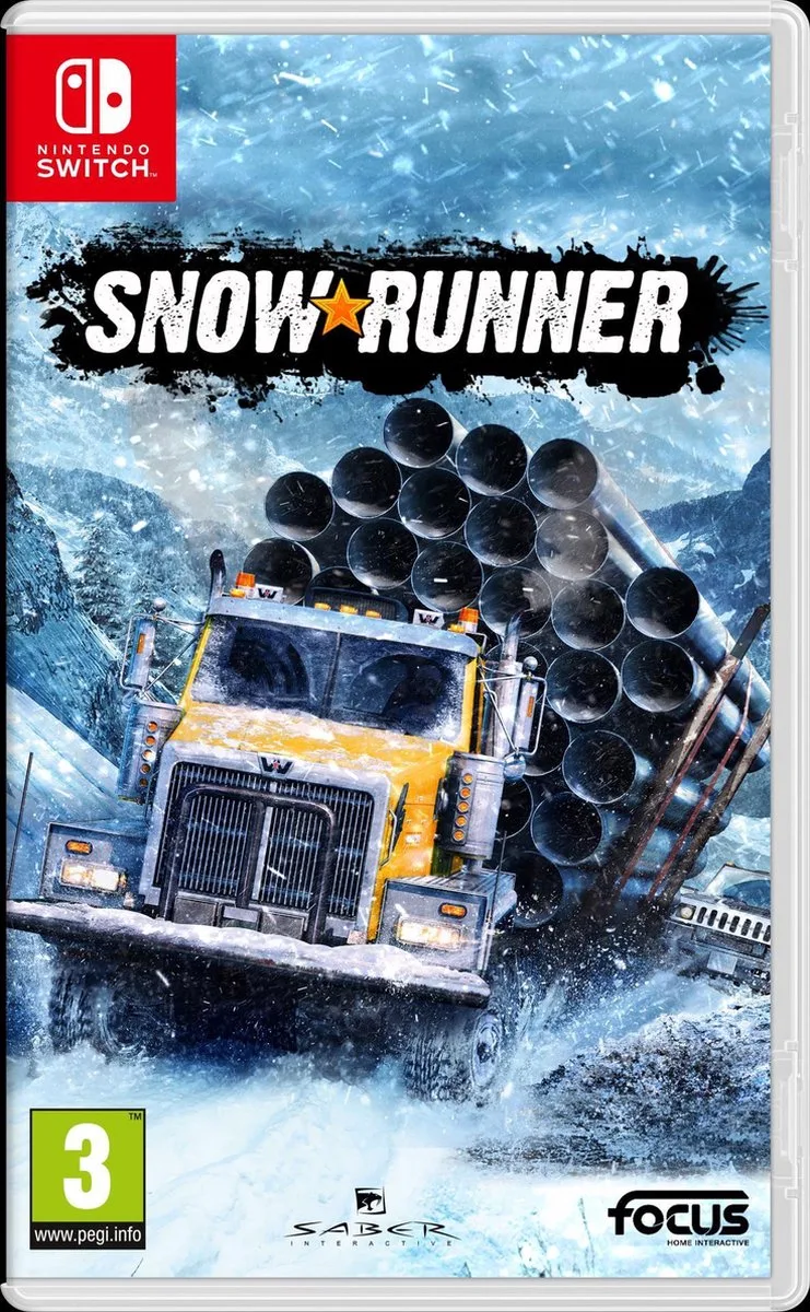 Snow Runner A Mudrunner Game van Focus Entertainment, Nintendo Switch – cover