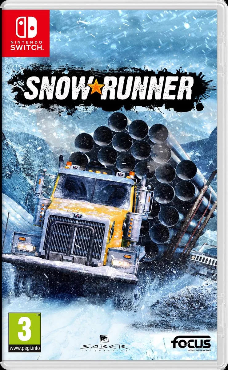 Snowrunner de Focus Entertainment, Nintendo Switch – jaquette