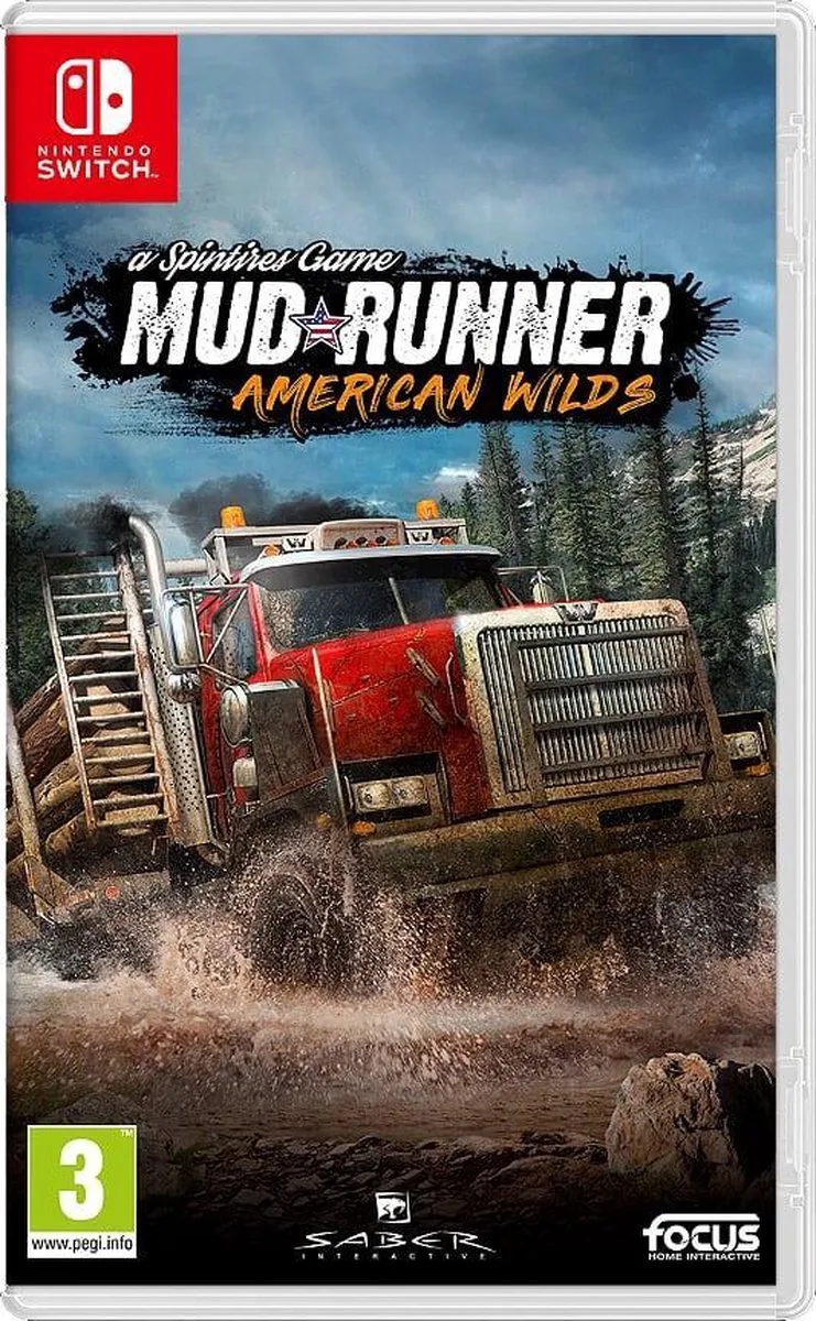 Spintires: MudRunner - American Wilds Edition by Focus Entertainment, Nintendo Switch – cover