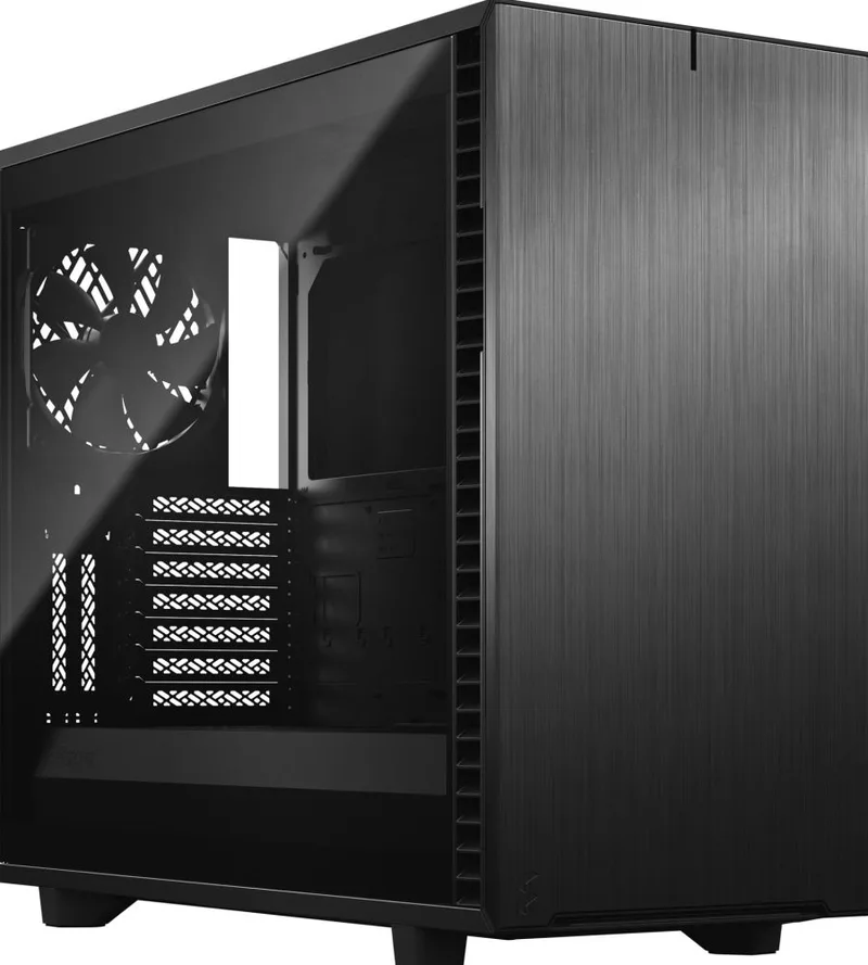 Define 7 Black TG Dark Tint - Behuizing van Fractal Design – cover