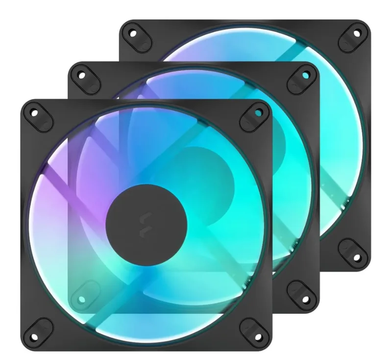 Dynamic 3 - 14 RGB Black 3-pack by Fractal Design – cover