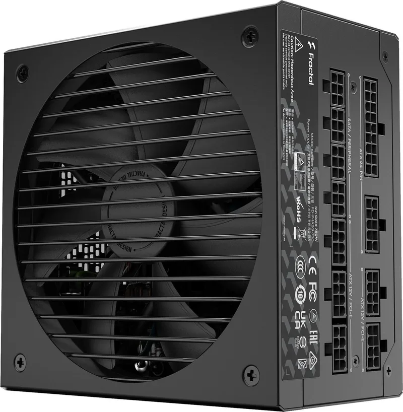Ion+ 750W Gold power supply unit 24-pin ATX ATX van Fractal Design, Zwart – cover
