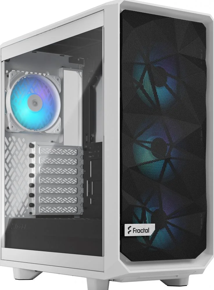 Meshify 2 Compact RGB - White TG Clear tint by Fractal Design – cover