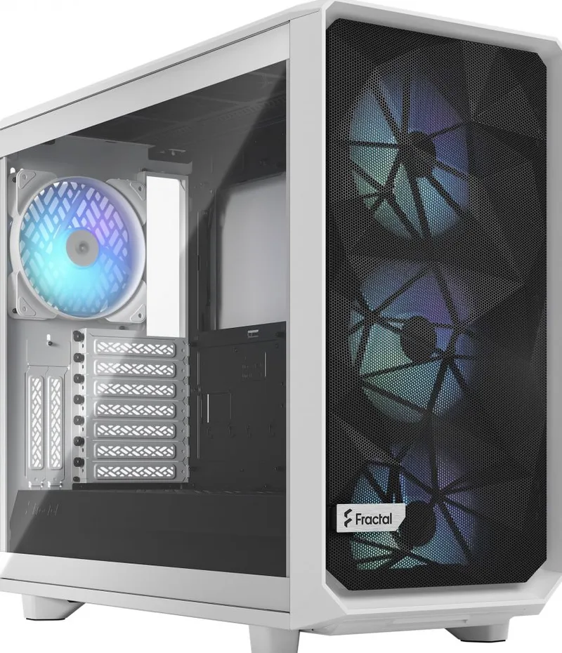 Meshify 2 RGB - White TG Clear tint by Fractal Design – cover
