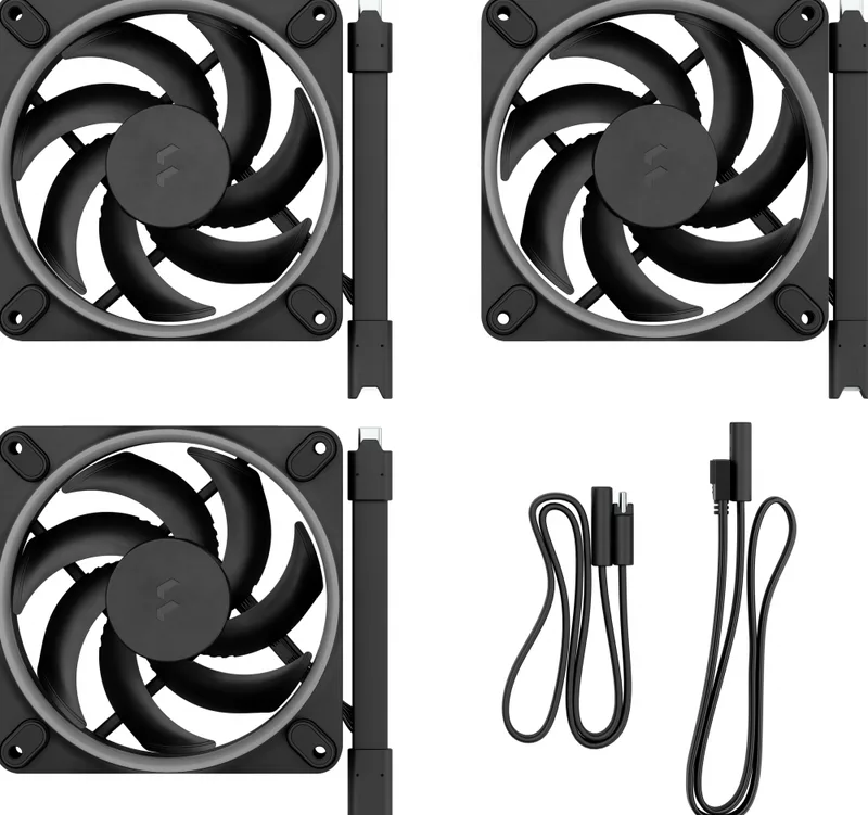 Momentum 12 RGB Black 3-pack - Ventilator van Fractal Design – cover