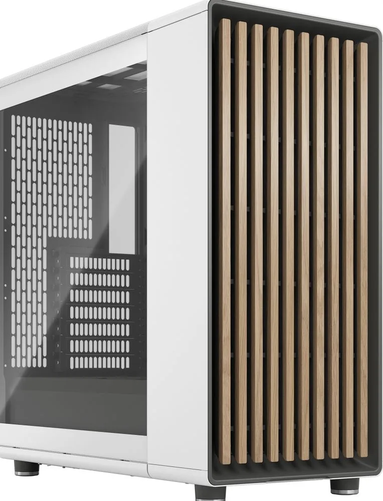 North TG Clear Chalk White - Behuizing van Fractal Design – cover