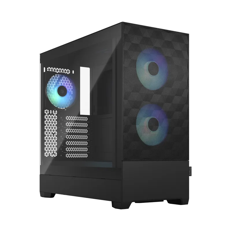 Pop Air RGB Black TG Clear - Behuizing de Fractal Design – jaquette
