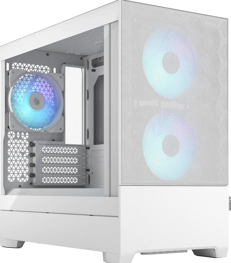 Pop Mini Air RGB White TG Clear Tint - Minitowermodel by Fractal Design – cover