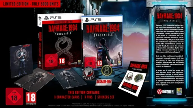 Daymare 1994: Sandcastle Limited Edition by Funbox Media, PS5 – cover