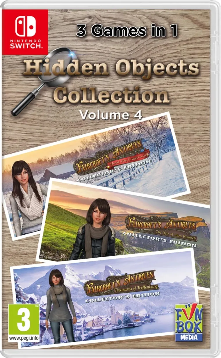 Hidden Objects Collection Volume 4 van Funbox Media, Nintendo Switch – cover