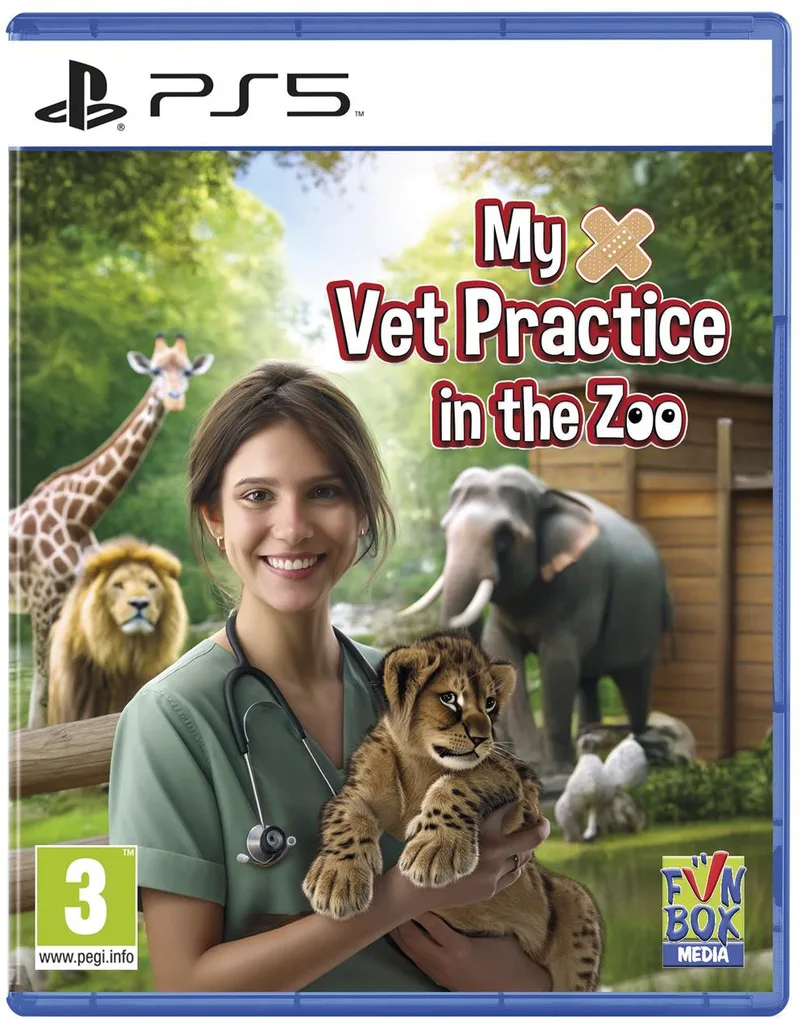 My Vet Practice in the Zoo van Funbox Media, PS5 – cover
