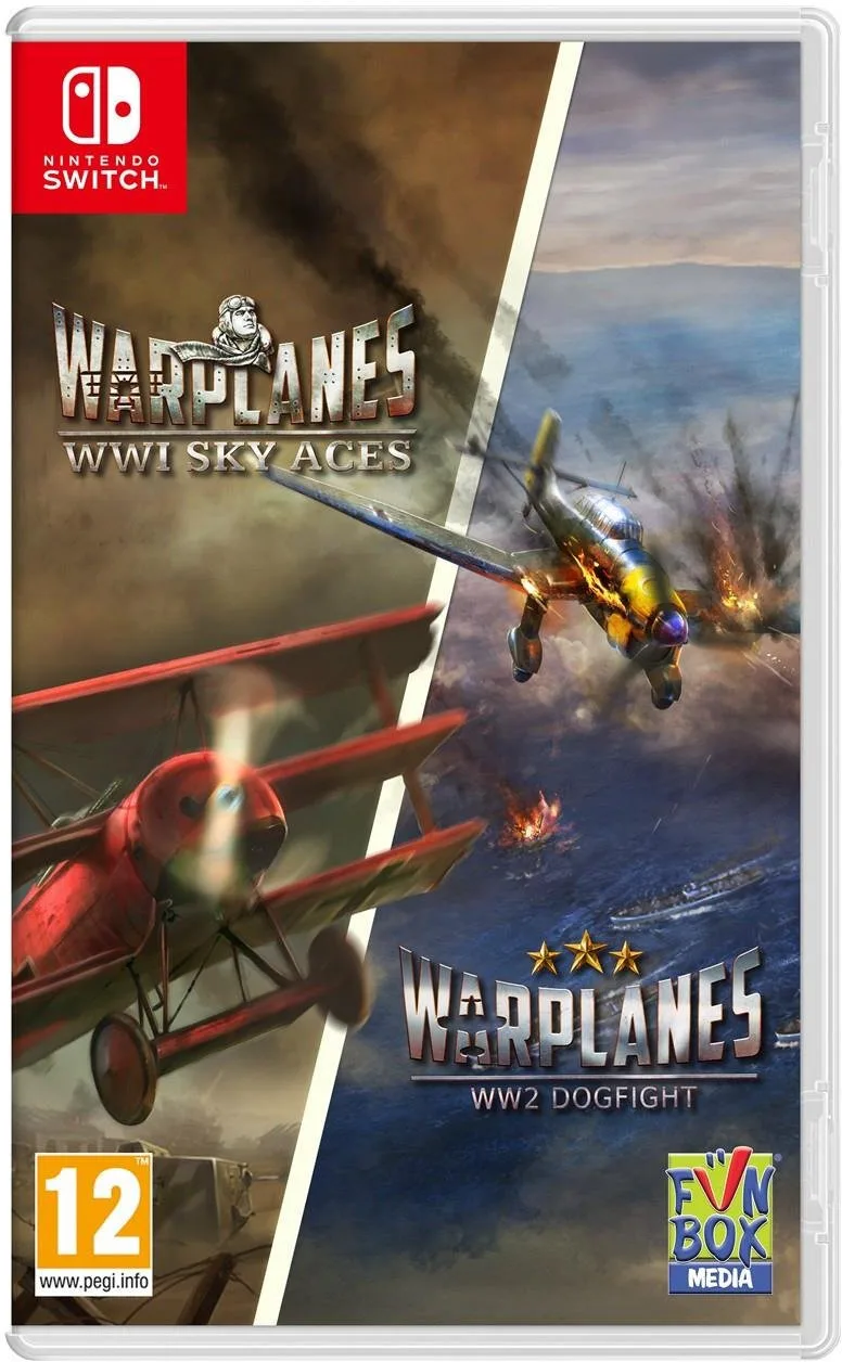 Warplanes: WWI Sky Aces + WW2 Dogflight by Funbox Media, Nintendo Switch – cover