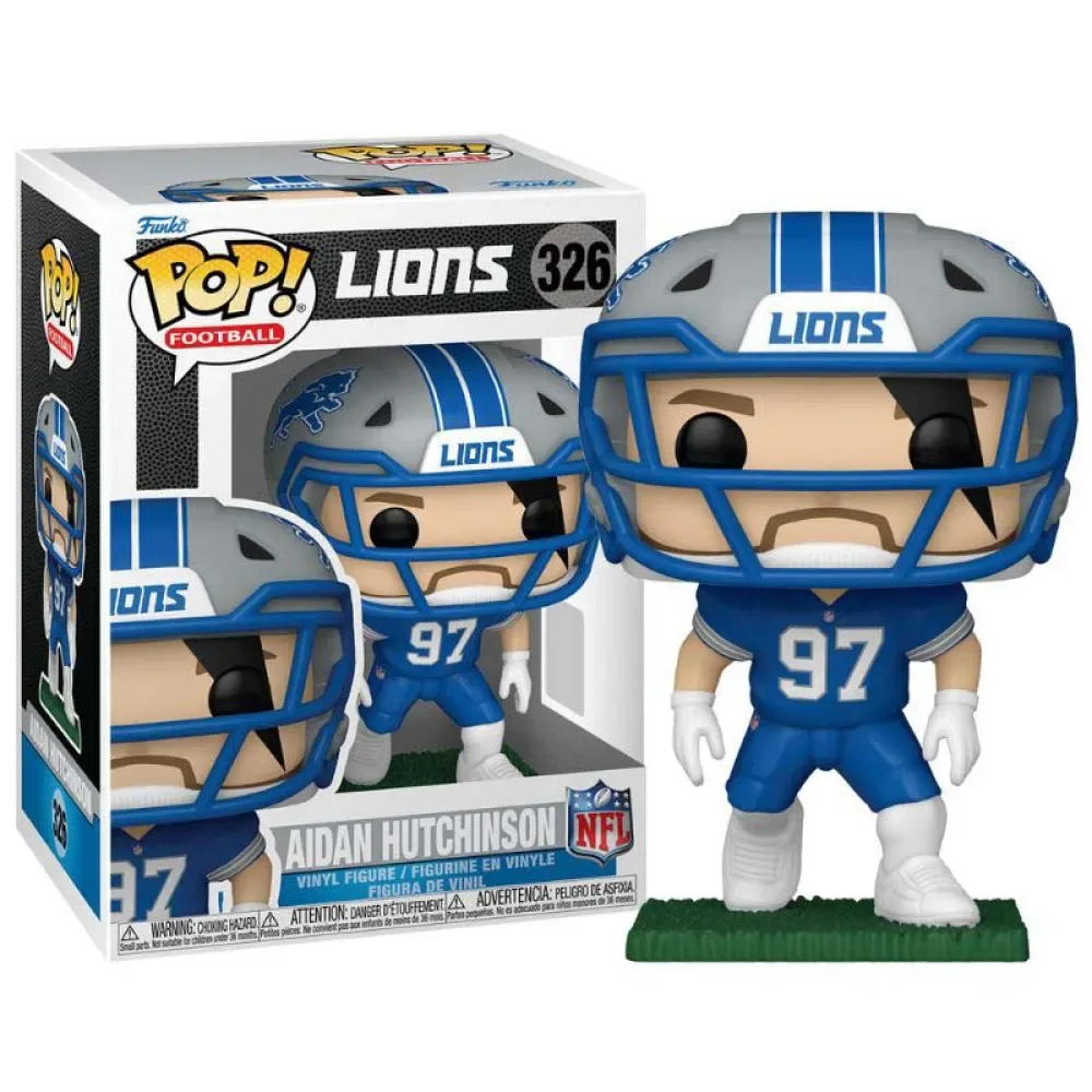 Aidan Hutchinson (home) Figuur van Funko – cover