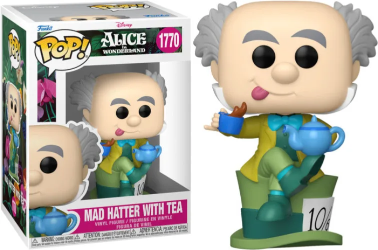 Alice in Wonderland Funko Pop Vinyl: Mad Hatter with Tea van Funko – cover