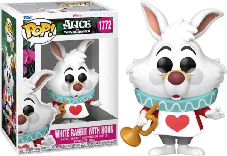 Alice in Wonderland Funko Pop Vinyl: White Rabbit with Horn van Funko – cover