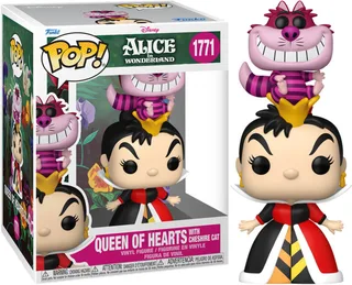 Alice in Wonderland Premium Funko Pop Vinyl: Queen of Hearts with Cheshire Cat van Funko – cover 1 van 2
