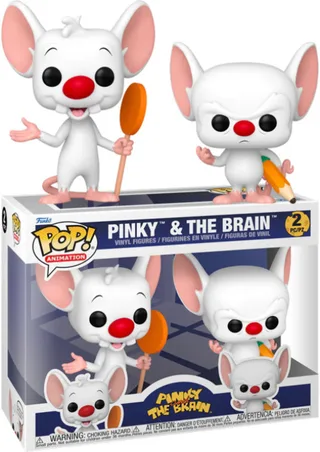 Animaniacs Funko Pop Vinyl: Pinky & The Brain 2-Pack de Funko – jaquette 1 sur 2