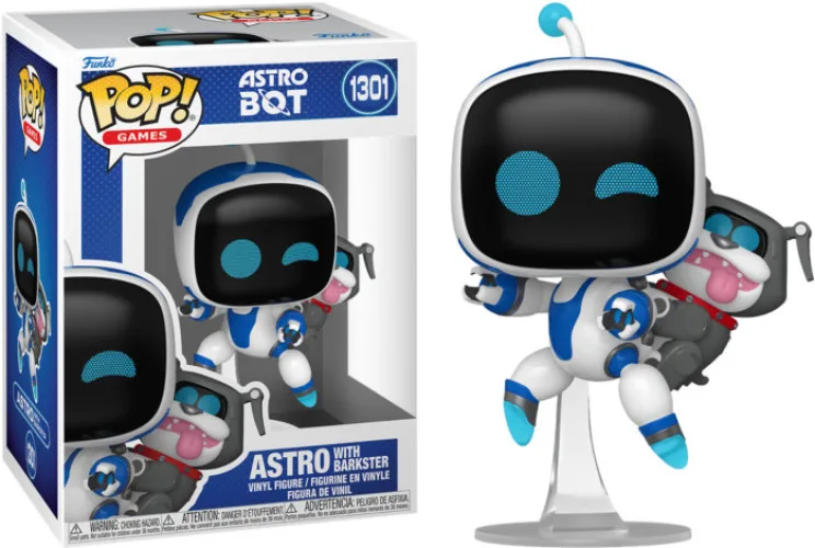 Astro Bot Funko Pop Vinyl: Astro Bot with Barkster van Funko – cover