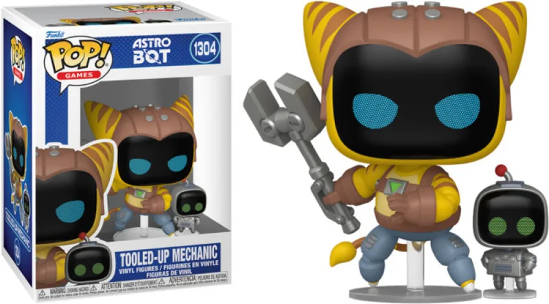 Astro Bot Funko Pop Vinyl: Tooled-Up Mechanic van Funko – cover
