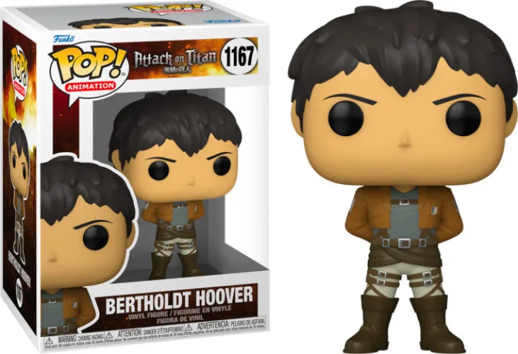 Attack on Titan Funko Pop Vinyl: Bertholdt Hoover van Funko – cover 1 van 3